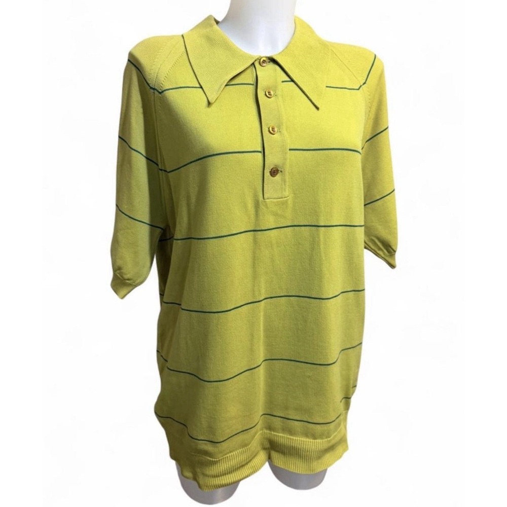 0015 Vintage Towncraft Ban-Lon Button-Up Polo